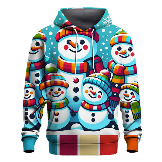 Joyful Snowman Family Hoodie