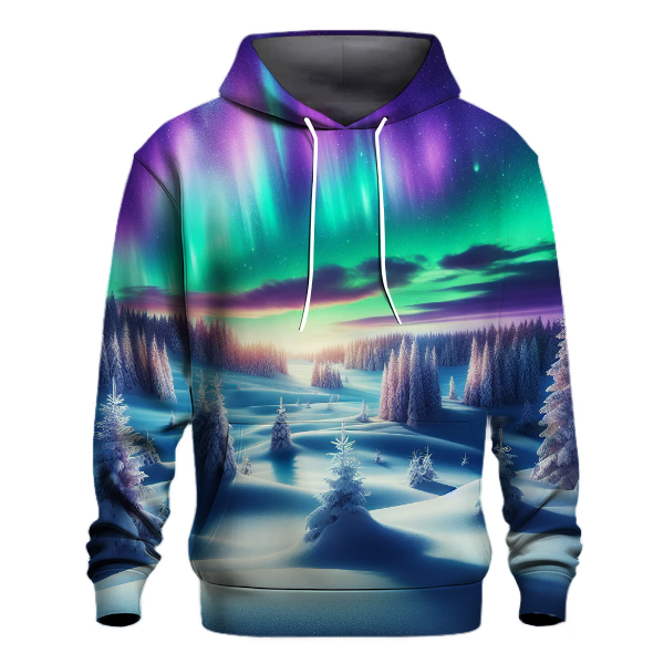 Northern Lights Christmas Charm Hoodie