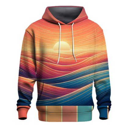 Sunset Waves Gradient Hoodie