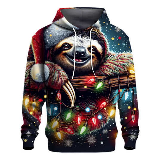 Jolly Holiday Sloth Hoodie