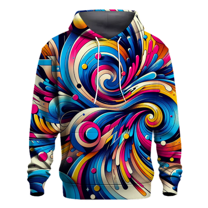 Electric Abstract Art Hoodie