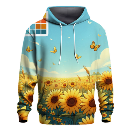 Golden Fields of Sunflowers Hoodie