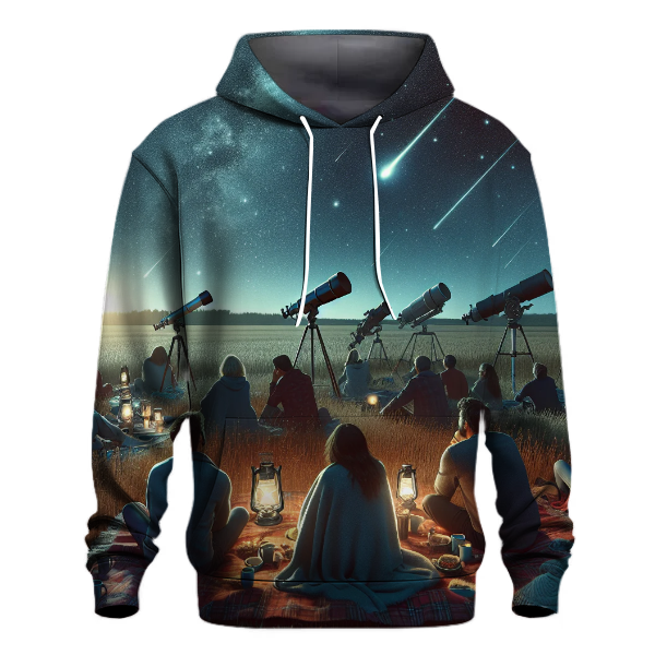 Celestial Christmas Stargazing Night Hoodie