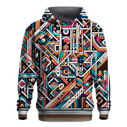 Chic Geometric Shapes Hoodie