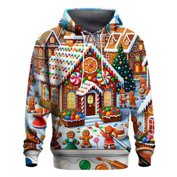 Enchanted Gingerbread Village Hoodie