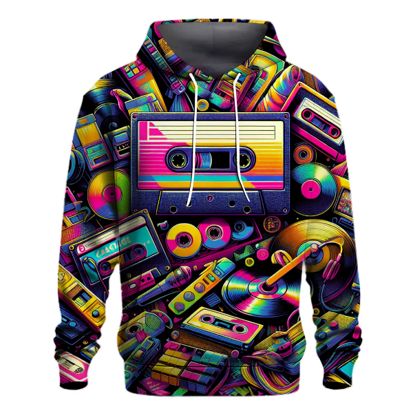 Retro Pop Culture Mashup Hoodie