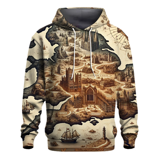 Time Traveler's Map Hoodie