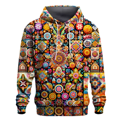 Folk Art Delight Hoodie