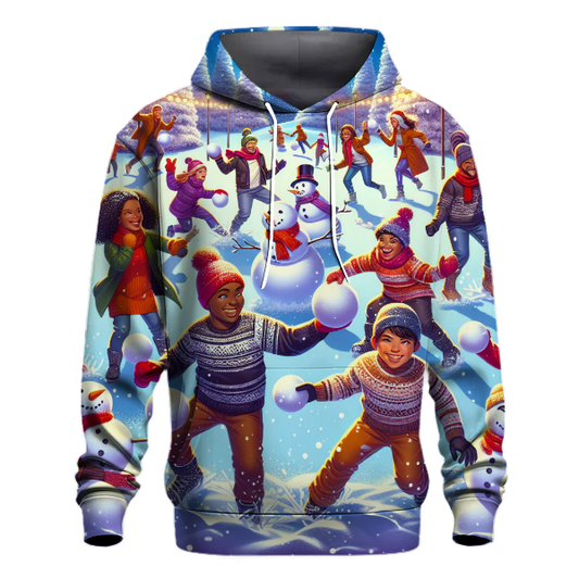 Joyful Snowball Fight Hoodie