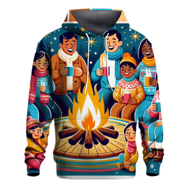 Cozy Christmas Campfire Hoodie