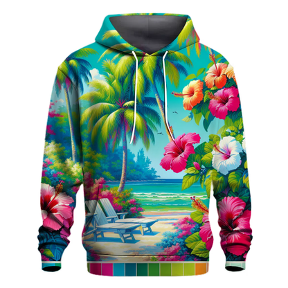 Colorful Tropical Paradise Hoodie