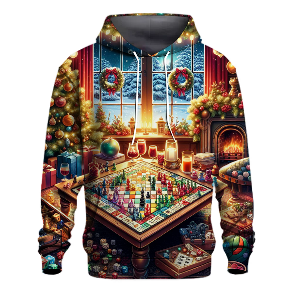 Retro Christmas Game Night Hoodie