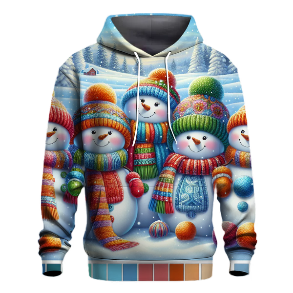 Let It Snow Snowman Hoodie