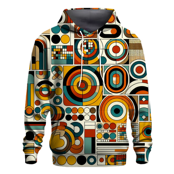 Retro Geometric Funk Hoodie