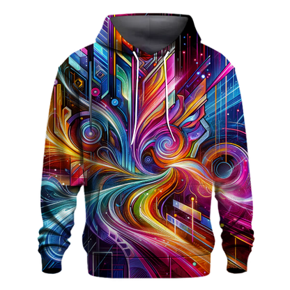 Electric Neon Dreams Hoodie