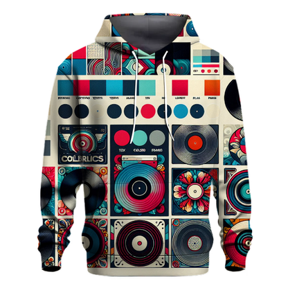 Vinyl Records Retro Hoodie