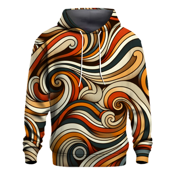 Chic 70s Swirl Hoodie