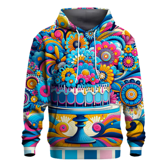 Funky Floral Explosion Hoodie