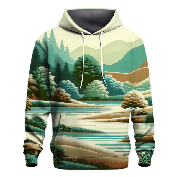 Peaceful Nature Patterns Hoodie