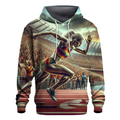 Track and Field Star Hoodie