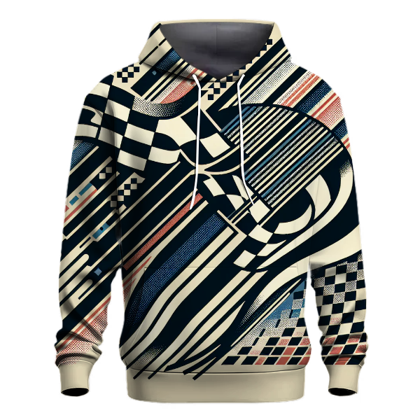 Retro Racing Stripes Hoodie