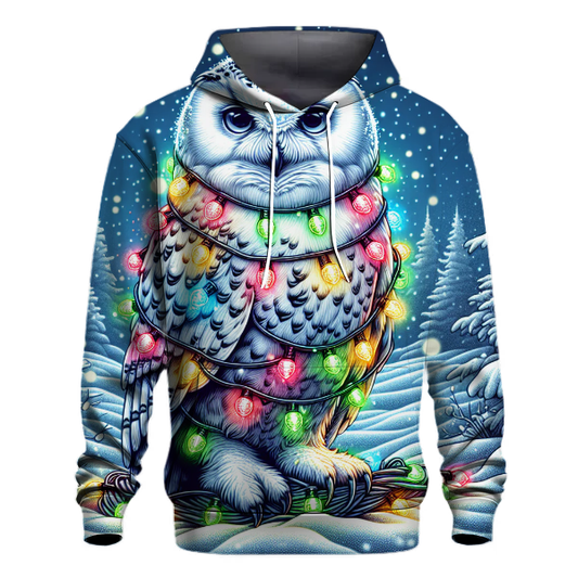 Festive Snowy Owl Hoodie