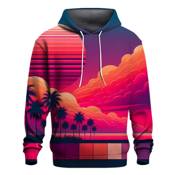 Neon Sunset Vibes Hoodie