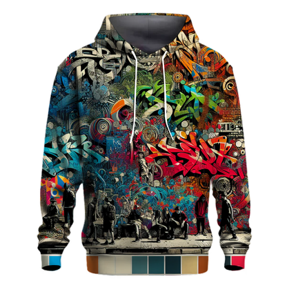 Urban Street Art Explosion Hoodie