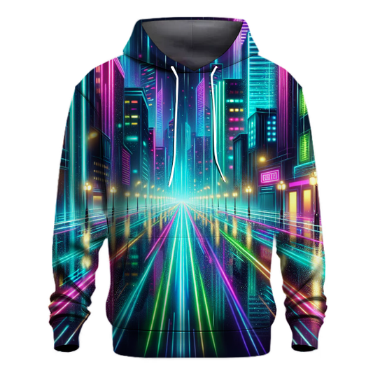 Nostalgic Neon Nights Hoodie