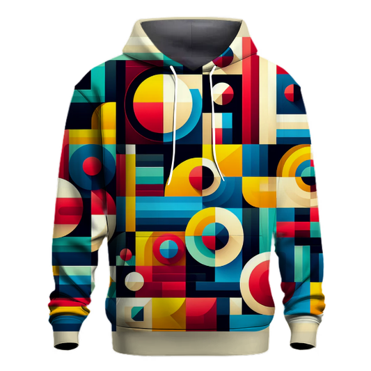 Creative Geometric Fusion Hoodie