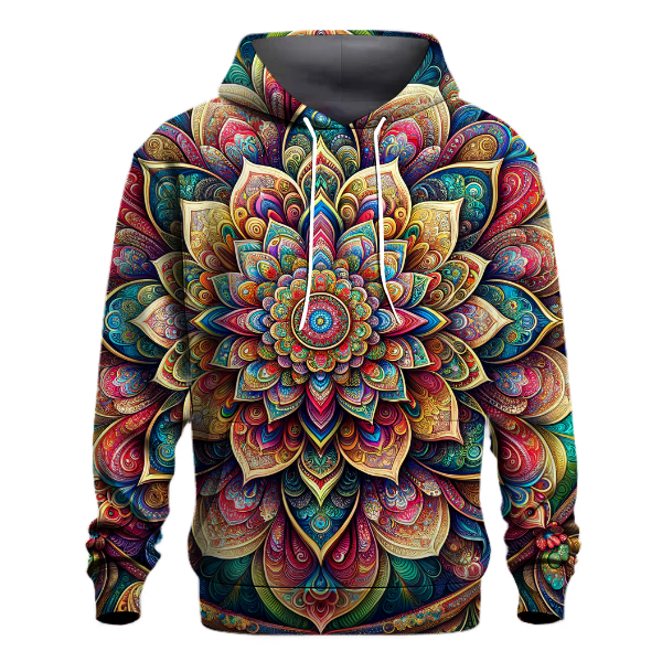 Radiant Mandala Dreams Hoodie