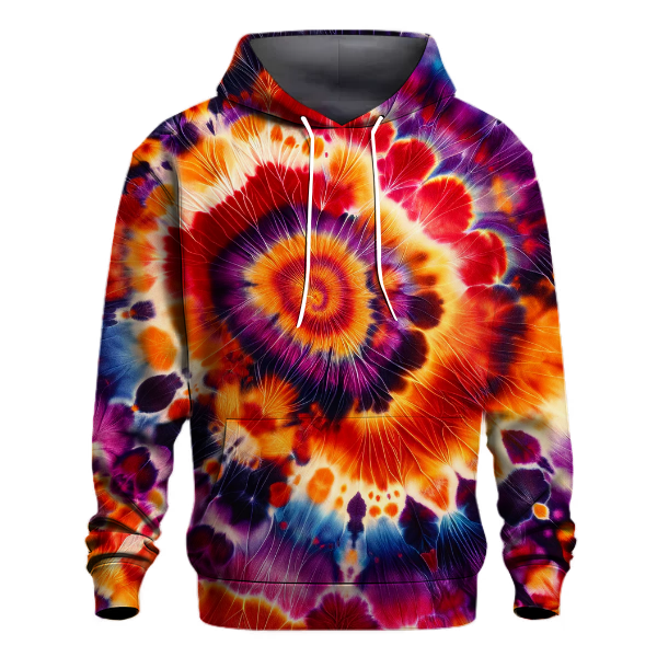 Fiery Sunset Melange Hoodie