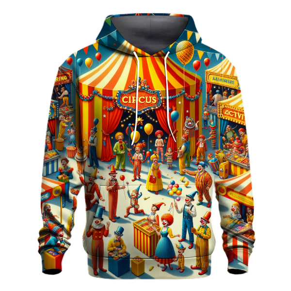 Whimsical Circus Christmas Hoodie