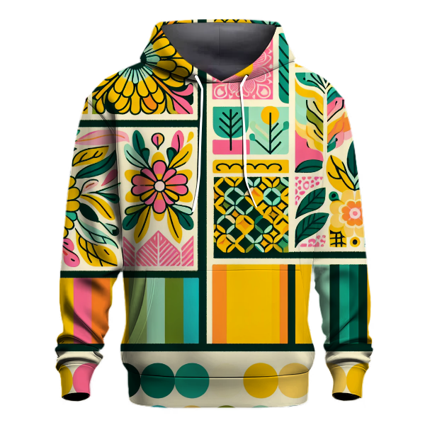 Flower Power Patchwork Hoodie