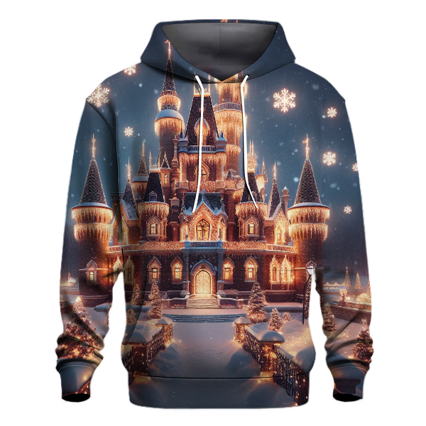 Enchanting Christmas Castle Hoodie