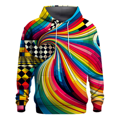 Rainbow Checkerboard Hoodie