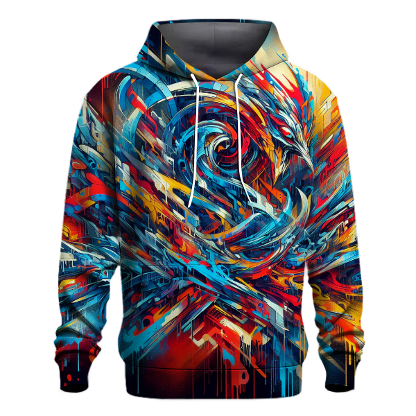 Vibrant Urban Graffiti Hoodie