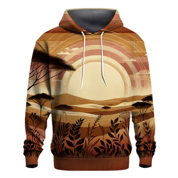 Sunset Savannah Vista Hoodie