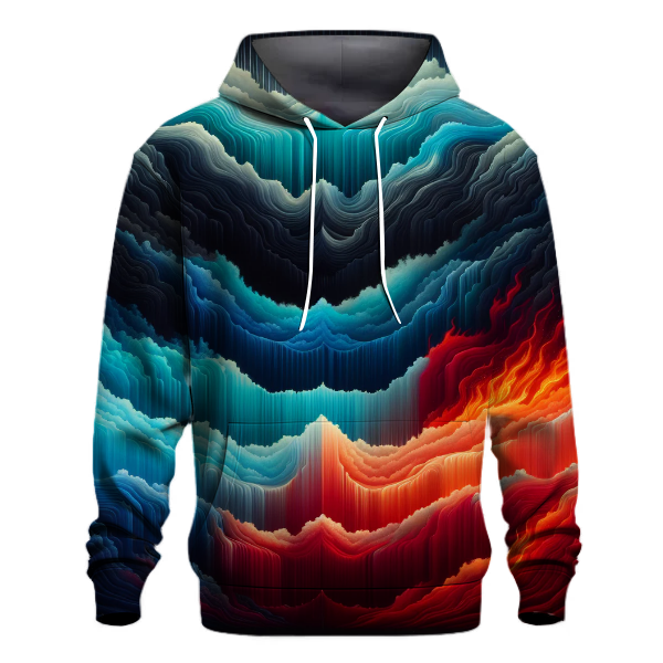 Fire and Ice Gradient Hoodie