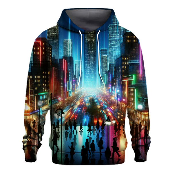 Urban Nightlife Energy Hoodie Lightweight Hoodies