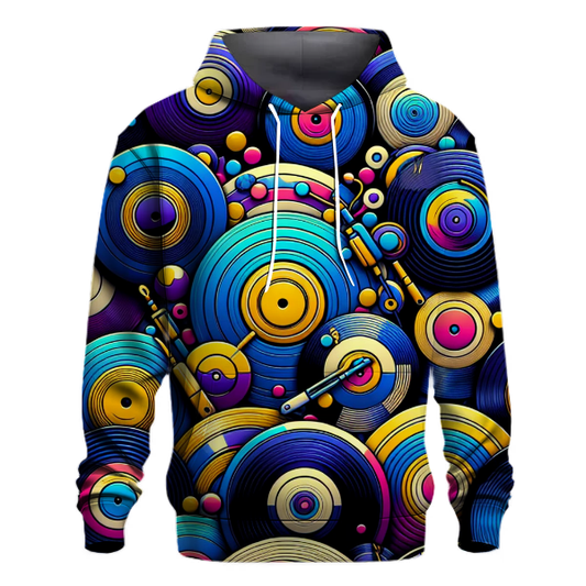 Vinyl Record Wonderland Hoodie