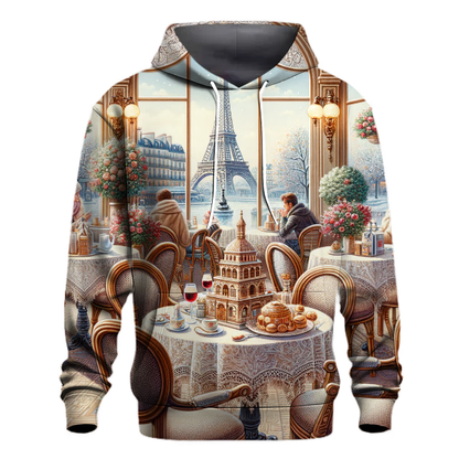 Christmas in a Parisian Café Hoodie