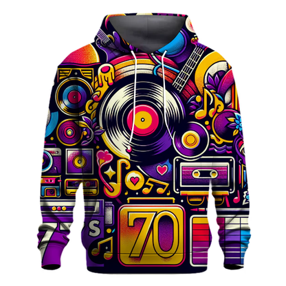 Nostalgic Vinyl Record Hoodie