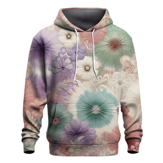 Spring Blossom Tie-Dye Hoodie