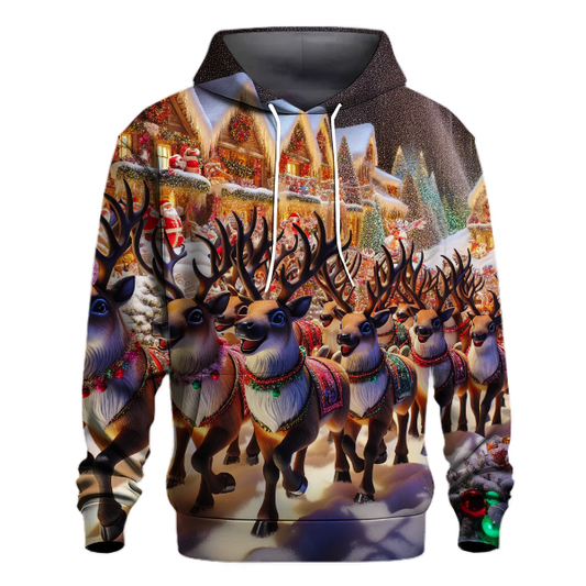 Merry Reindeer Parade Hoodie