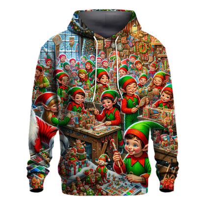 Elves at Work Hoodie