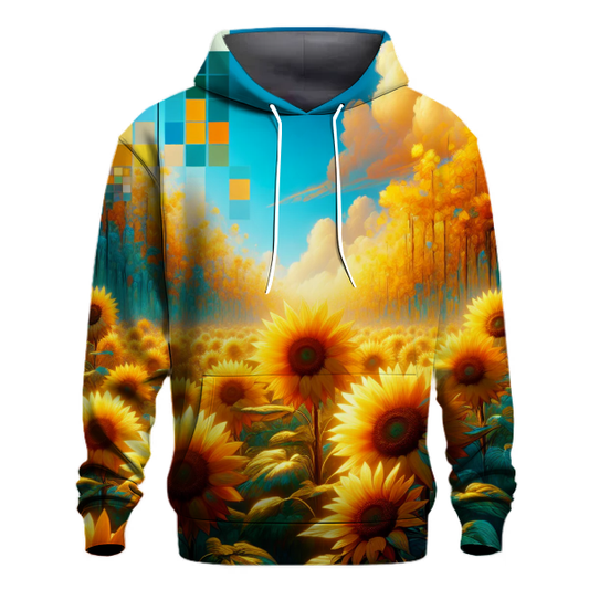 Radiant Autumn Sunflowers Hoodie