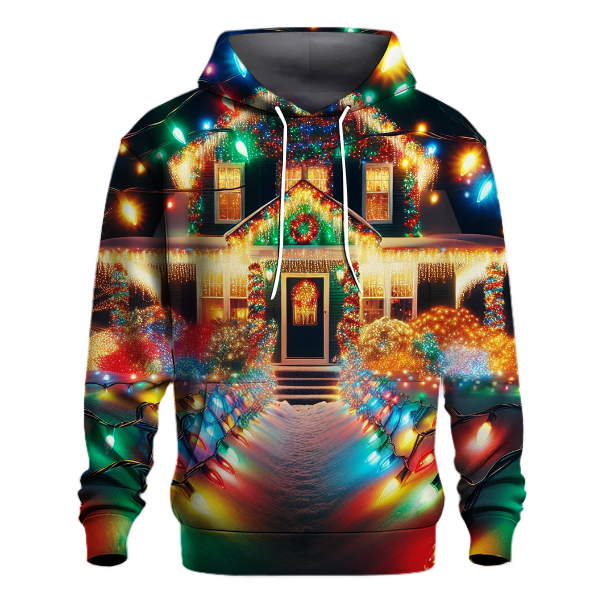 Classic Christmas Lights String Hoodie