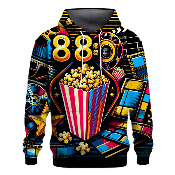 Classic 80s Cinema Tribute Hoodie