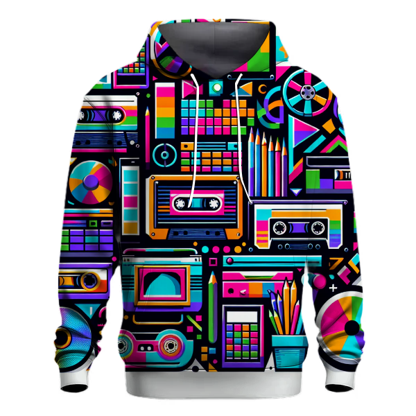 Classic Pop Culture Mashup Hoodie